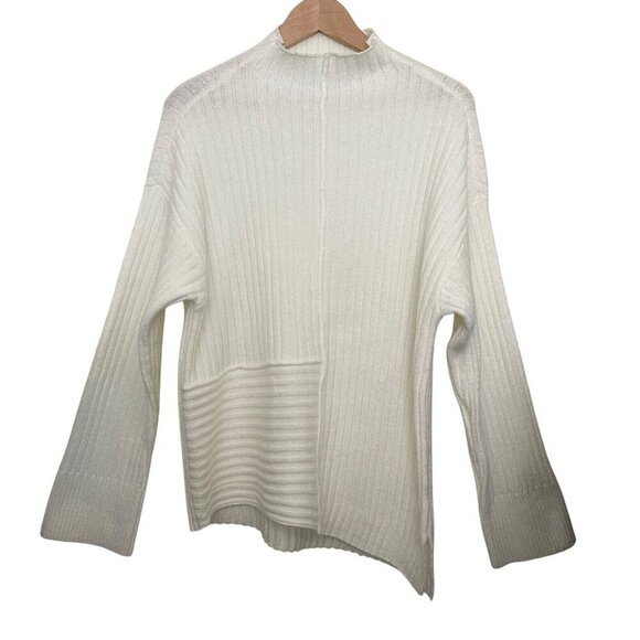 Sanctuary Mock Neck Knit Ribbed Sweater Soft Comfy Size Medium - Picture 1 of 5
